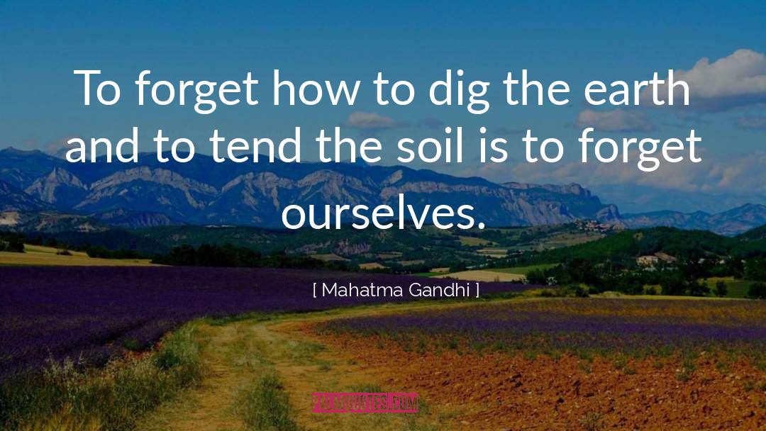 Intensive Farming quotes by Mahatma Gandhi