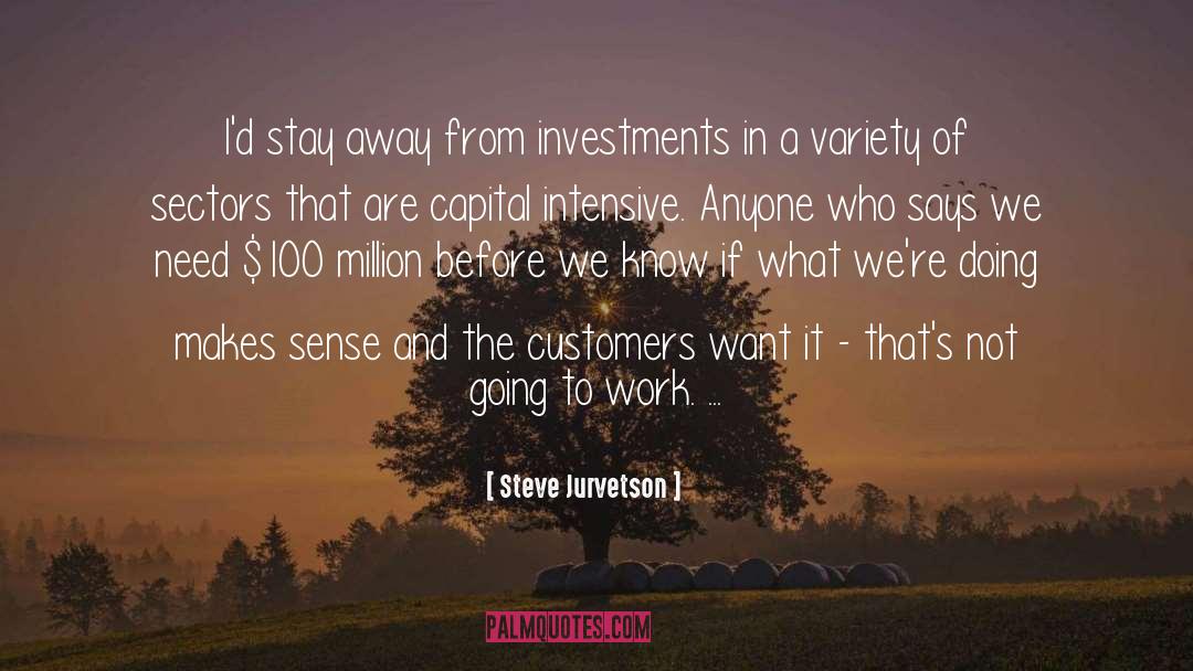 Intensive quotes by Steve Jurvetson