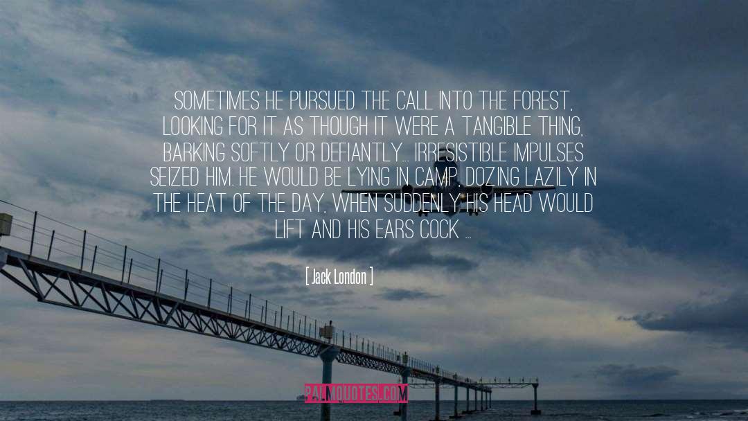 Intent quotes by Jack London