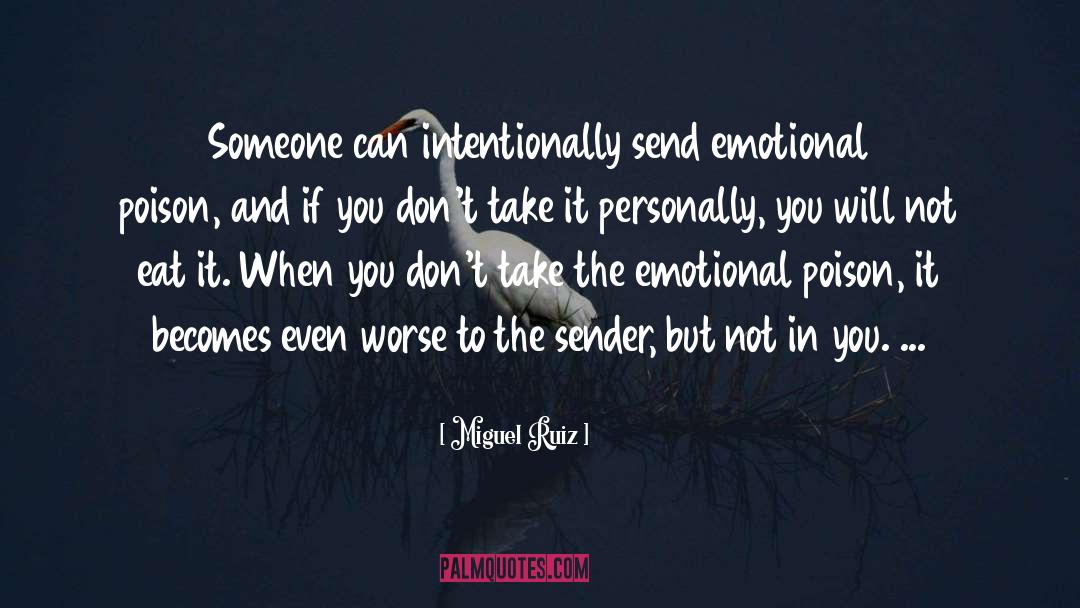 Intentionally quotes by Miguel Ruiz