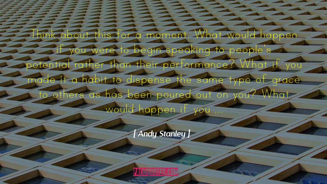 Intentionally quotes by Andy Stanley