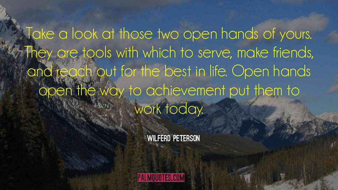 Intentions Are To Serve quotes by Wilferd Peterson