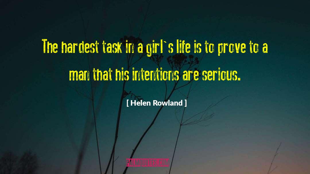 Intentions Are To Serve quotes by Helen Rowland