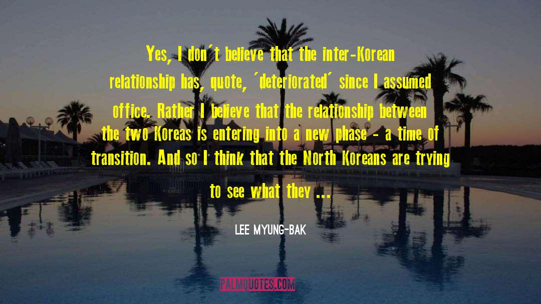 Inter Relatedness quotes by Lee Myung-bak