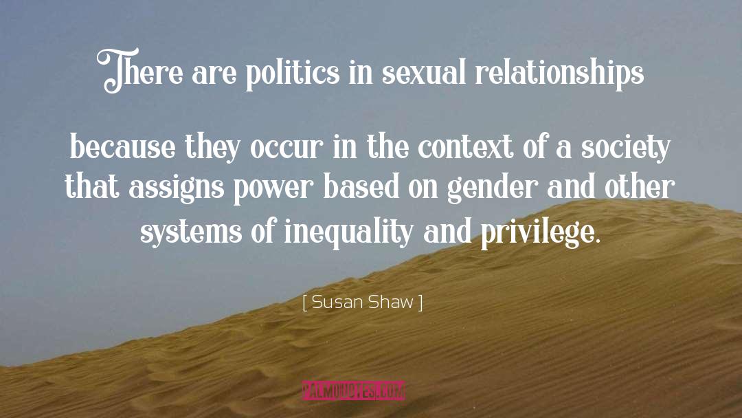 Inter Sexuality quotes by Susan Shaw