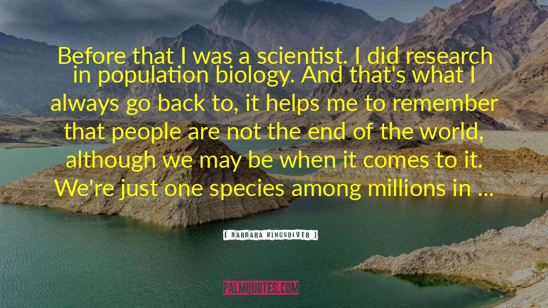 Inter Species quotes by Barbara Kingsolver