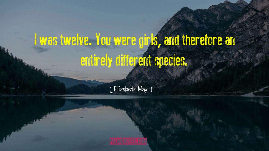 Inter Species quotes by Elizabeth May