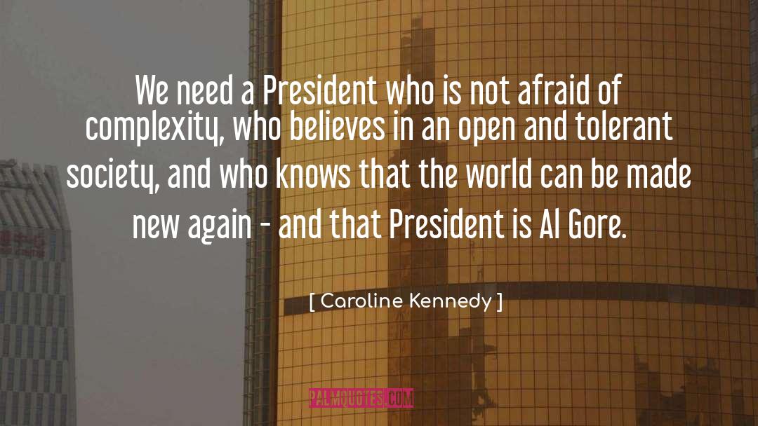 Inter Tolerant Crossword quotes by Caroline Kennedy