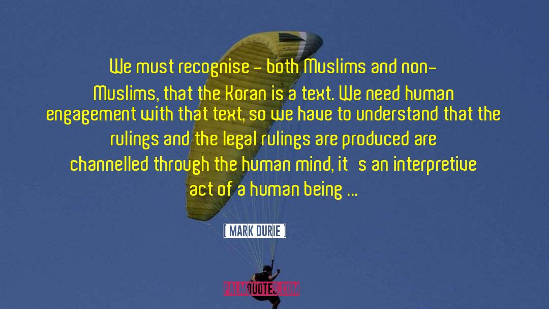 Interacting quotes by Mark Durie