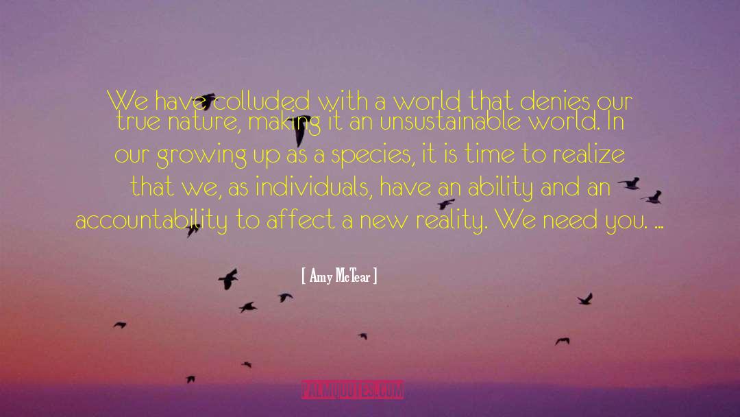 Interacting With Nature quotes by Amy McTear