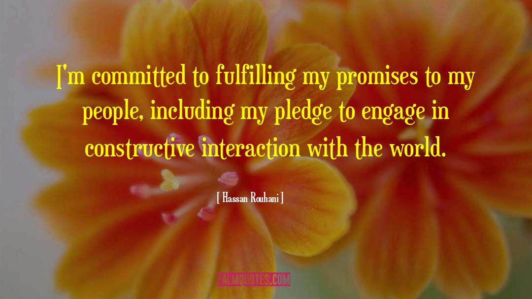 Interaction With Others quotes by Hassan Rouhani