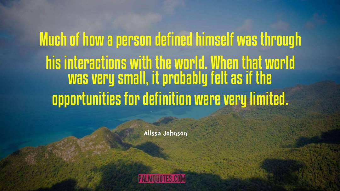 Interactions quotes by Alissa Johnson