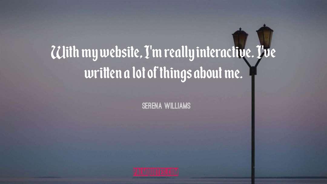 Interactive quotes by Serena Williams