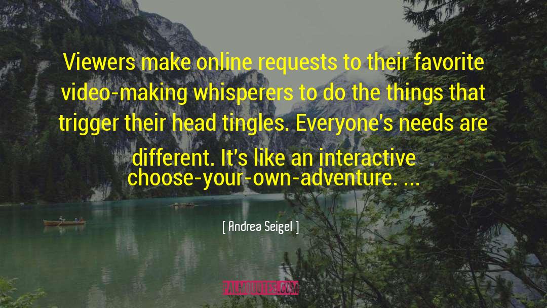 Interactive quotes by Andrea Seigel