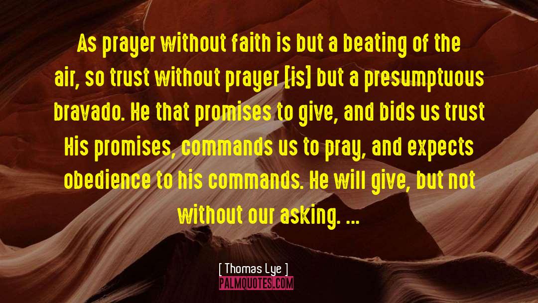 Intercession quotes by Thomas Lye