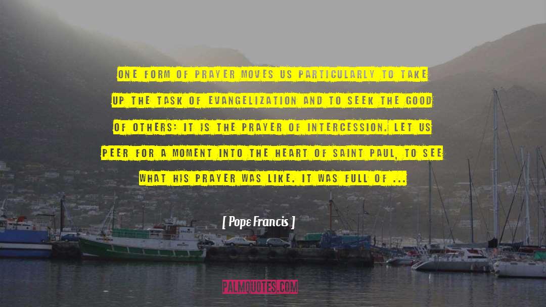Intercessory Prayer quotes by Pope Francis