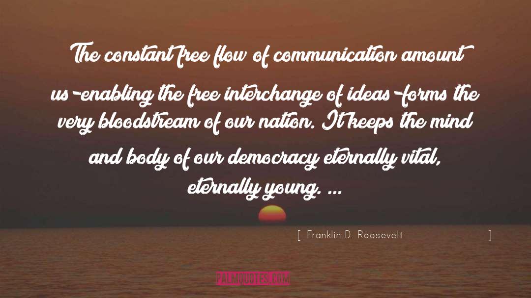 Interchange quotes by Franklin D. Roosevelt