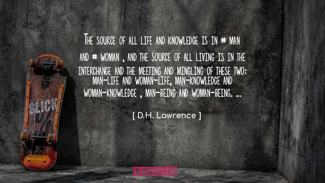 Interchange quotes by D.H. Lawrence