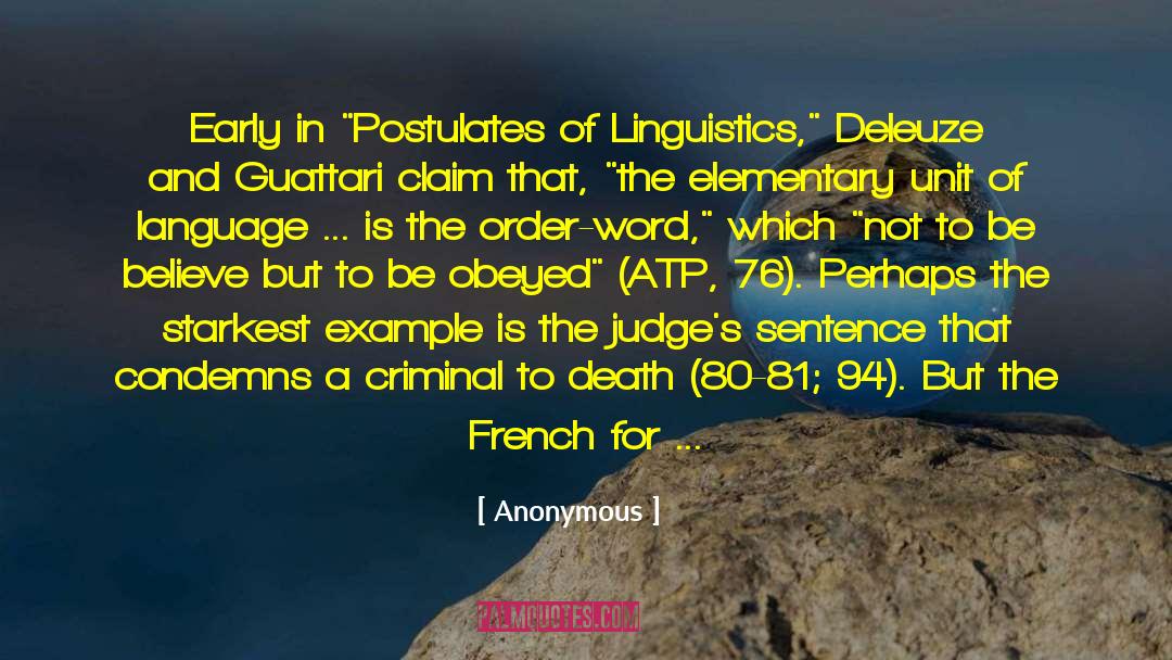 Interchangeability Linguistics quotes by Anonymous