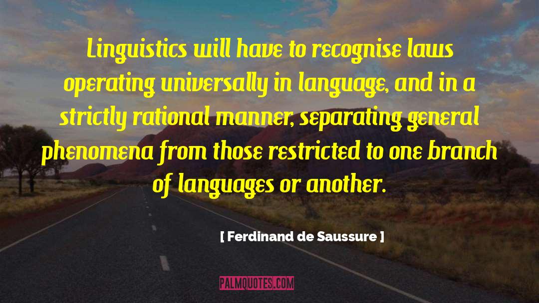 Interchangeability Linguistics quotes by Ferdinand De Saussure