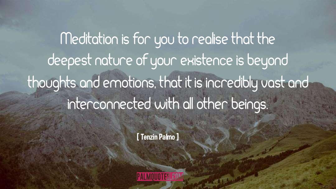 Interconnected quotes by Tenzin Palmo