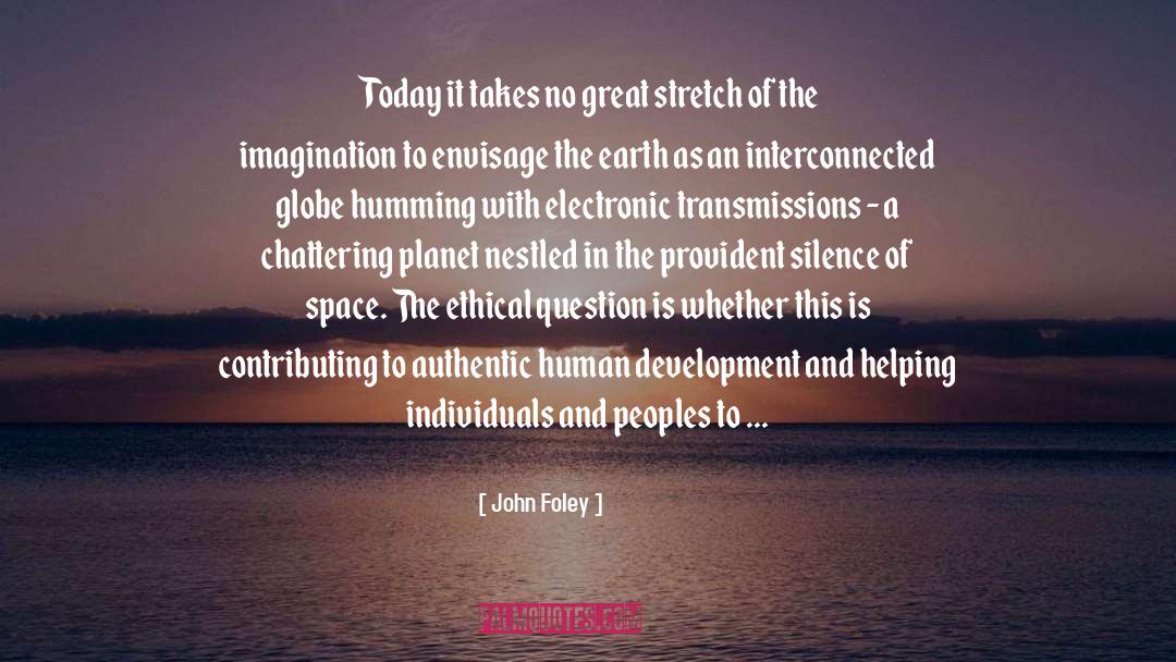 Interconnected quotes by John Foley