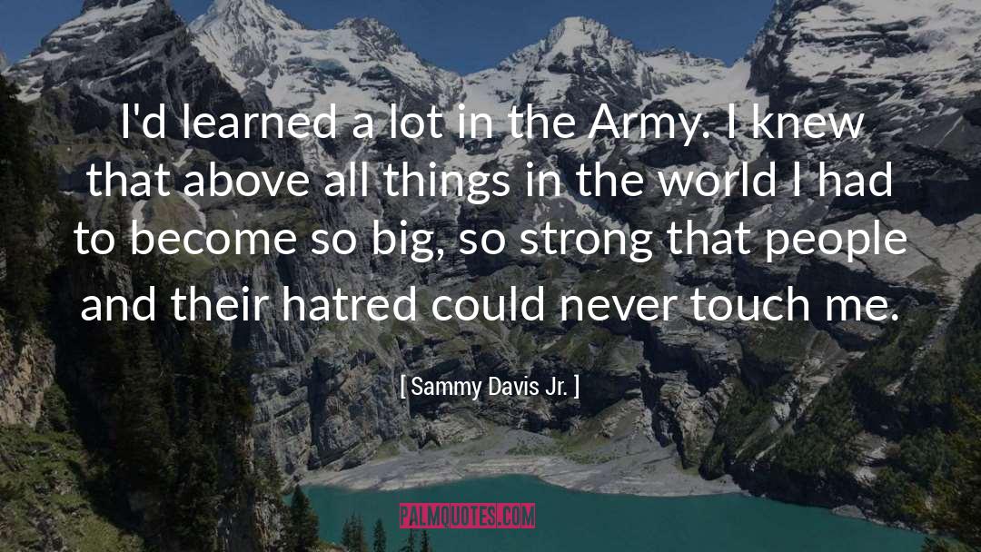 Interconnected World quotes by Sammy Davis Jr.