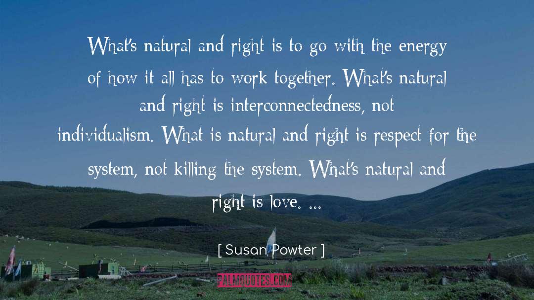 Interconnectedness quotes by Susan Powter