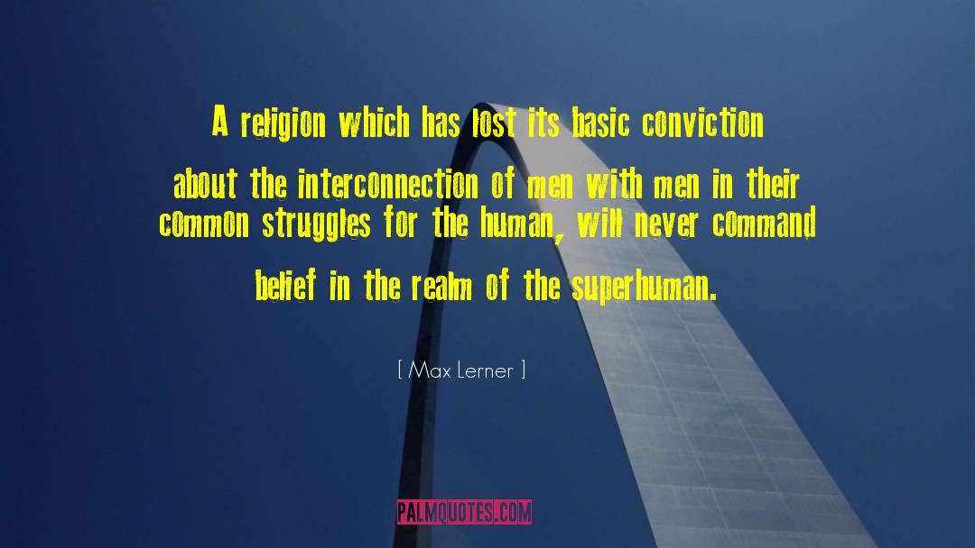 Interconnection quotes by Max Lerner