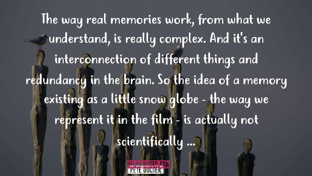 Interconnection quotes by Pete Docter