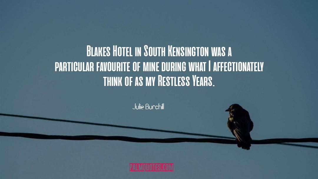 Intercontinental Hotel quotes by Julie Burchill