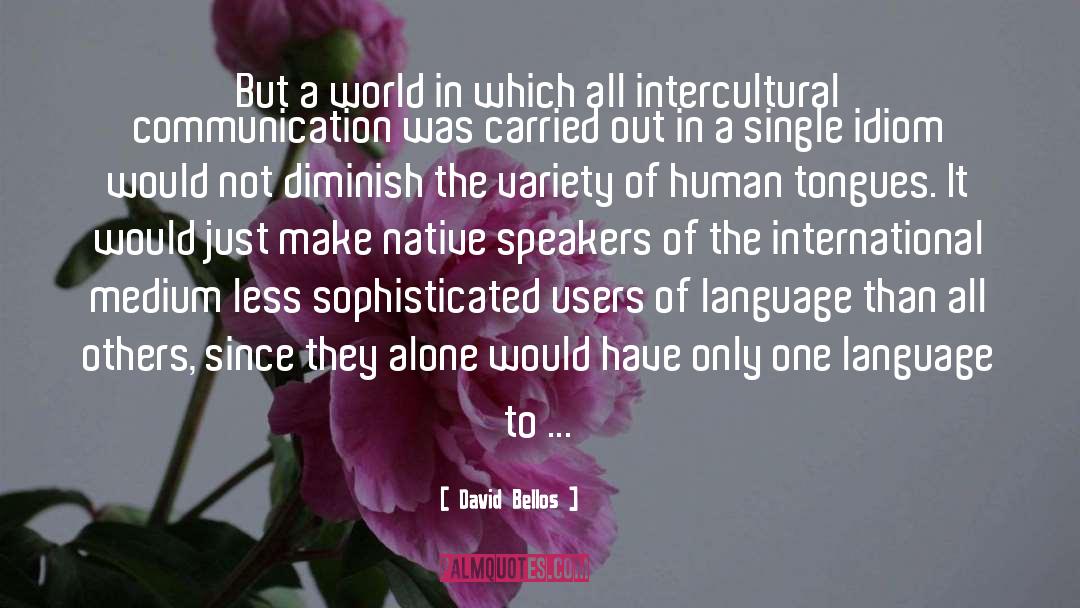 Intercultural Communication quotes by David Bellos