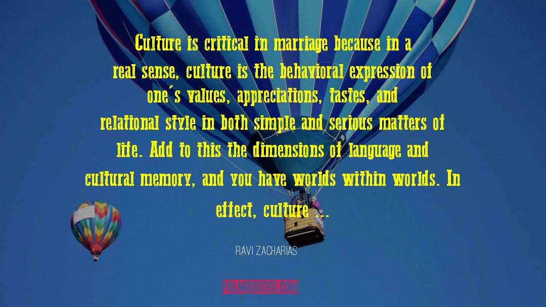 Intercultural quotes by Ravi Zacharias