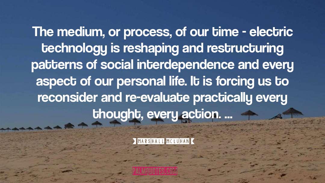 Interdependence quotes by Marshall McLuhan
