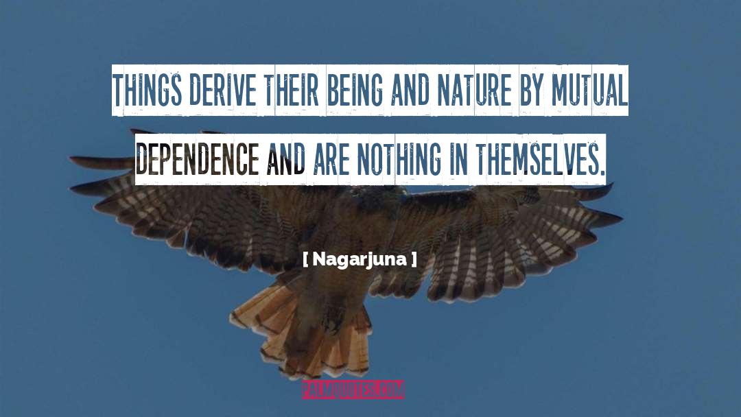 Interdependence quotes by Nagarjuna