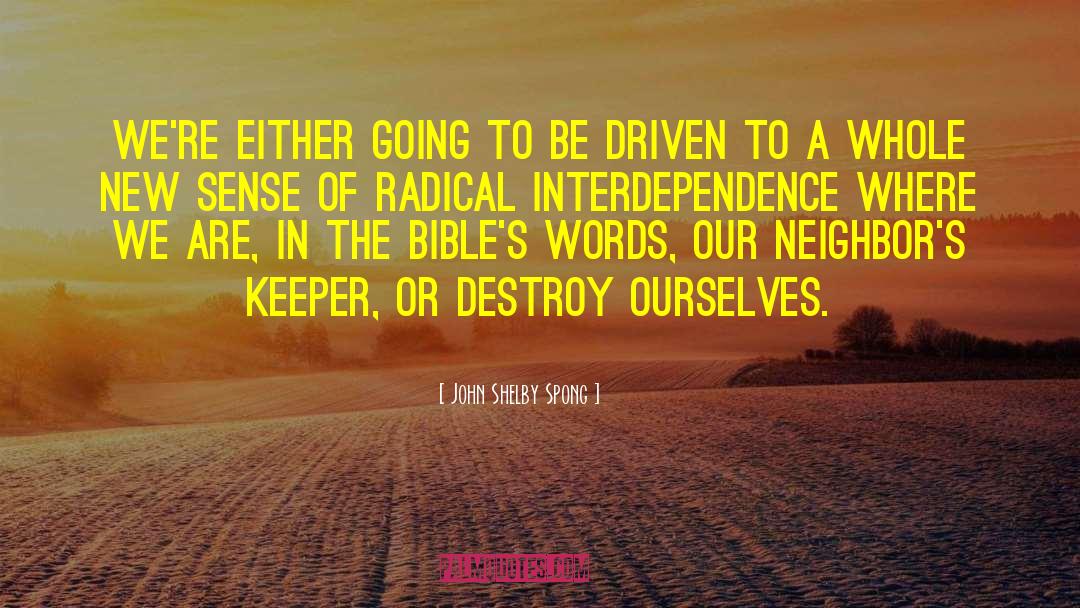 Interdependence quotes by John Shelby Spong