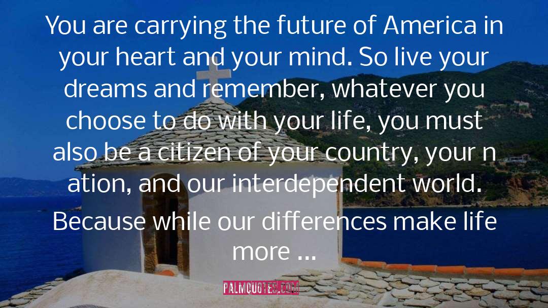 Interdependent quotes by Bill Clinton