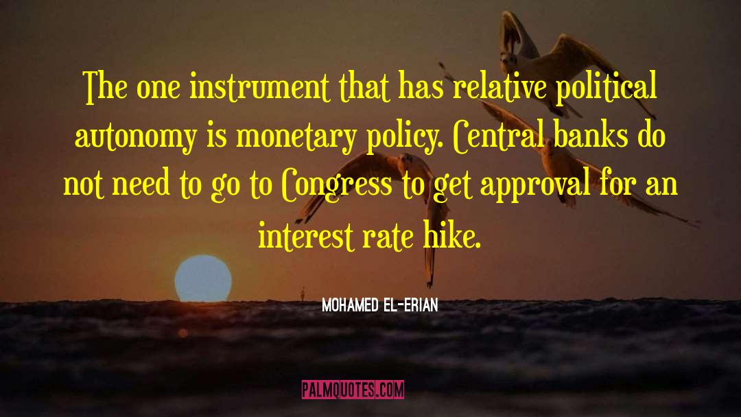 Interest Rate quotes by Mohamed El-Erian