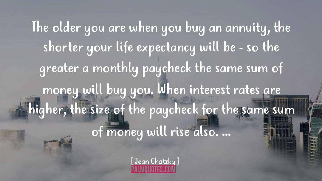 Interest Rates quotes by Jean Chatzky