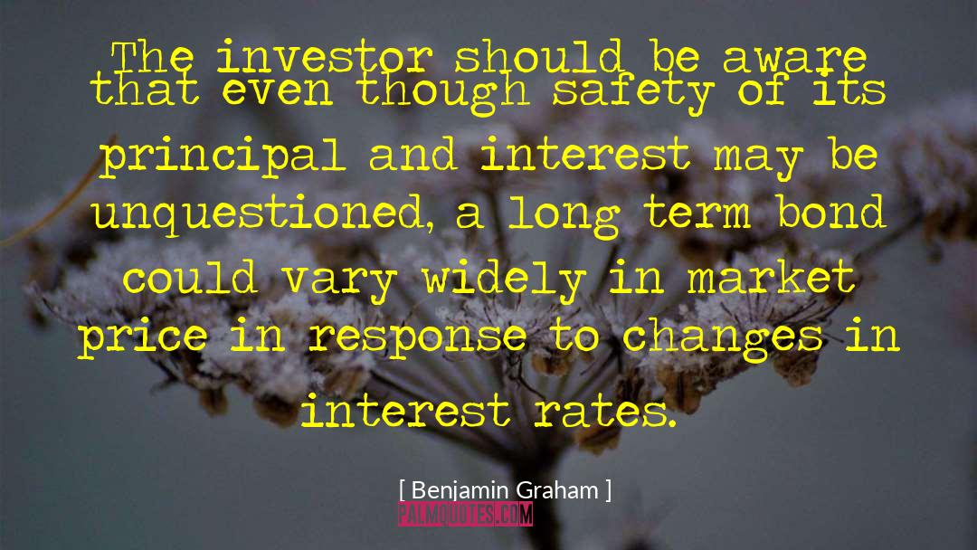 Interest Rates quotes by Benjamin Graham