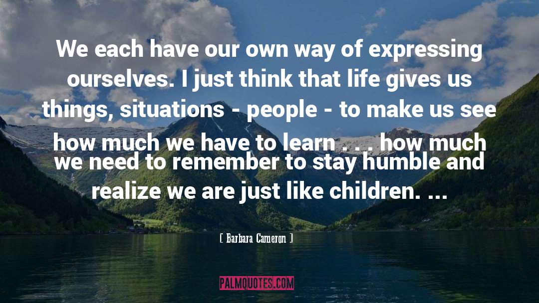 Interesting Situations quotes by Barbara Cameron