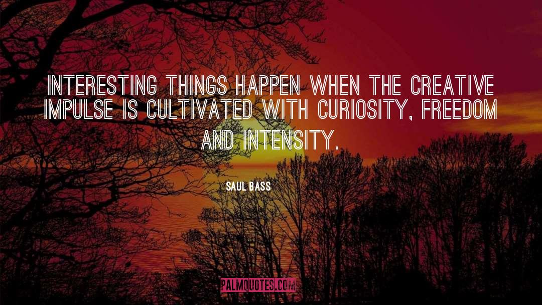 Interesting Things quotes by Saul Bass