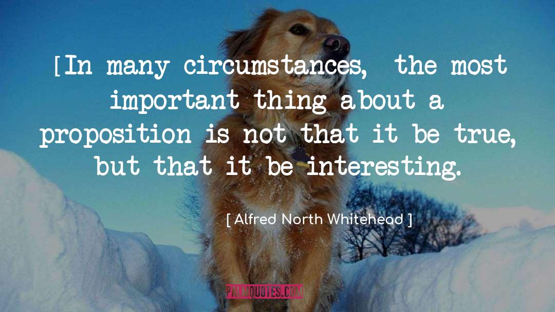 Interesting Thought quotes by Alfred North Whitehead