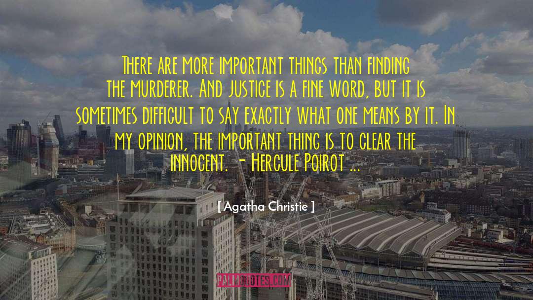 Interesting Words quotes by Agatha Christie