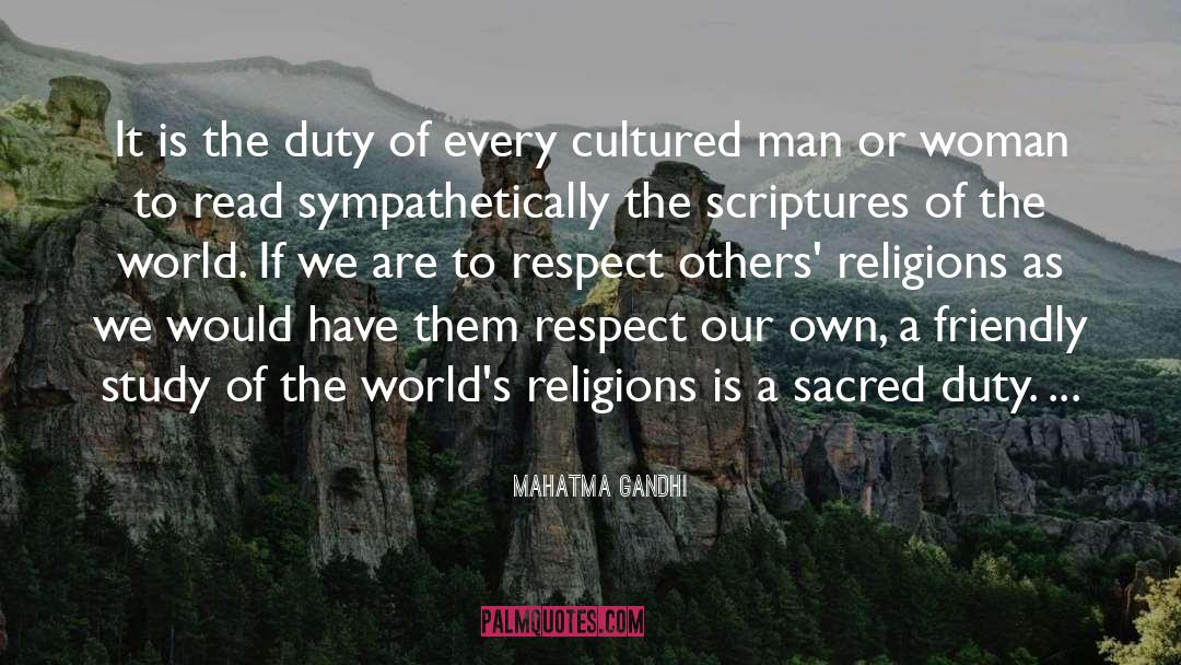 Interfaith quotes by Mahatma Gandhi