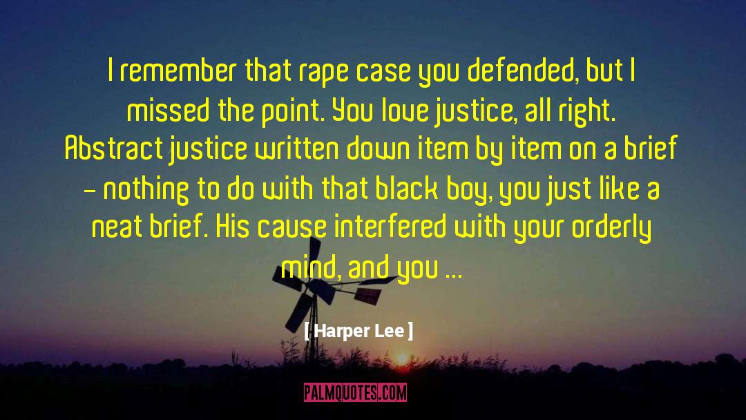 Interfered quotes by Harper Lee