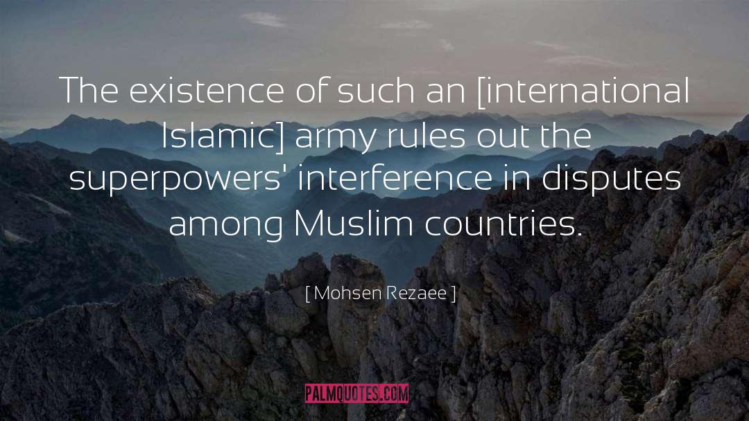 Interference quotes by Mohsen Rezaee