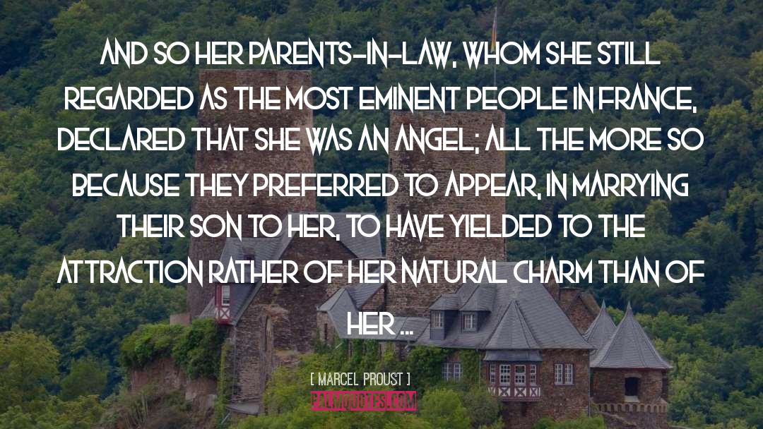 Interfering Parents In Law quotes by Marcel Proust