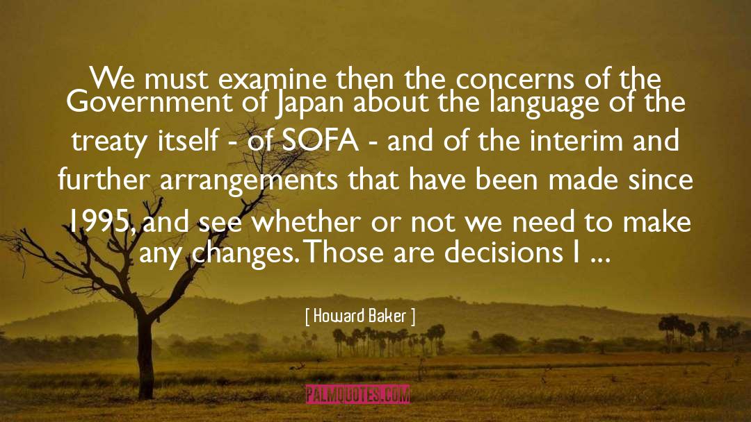 Interim quotes by Howard Baker