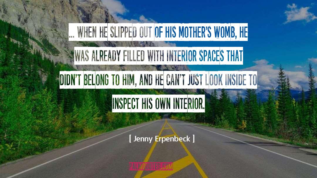 Interior quotes by Jenny Erpenbeck